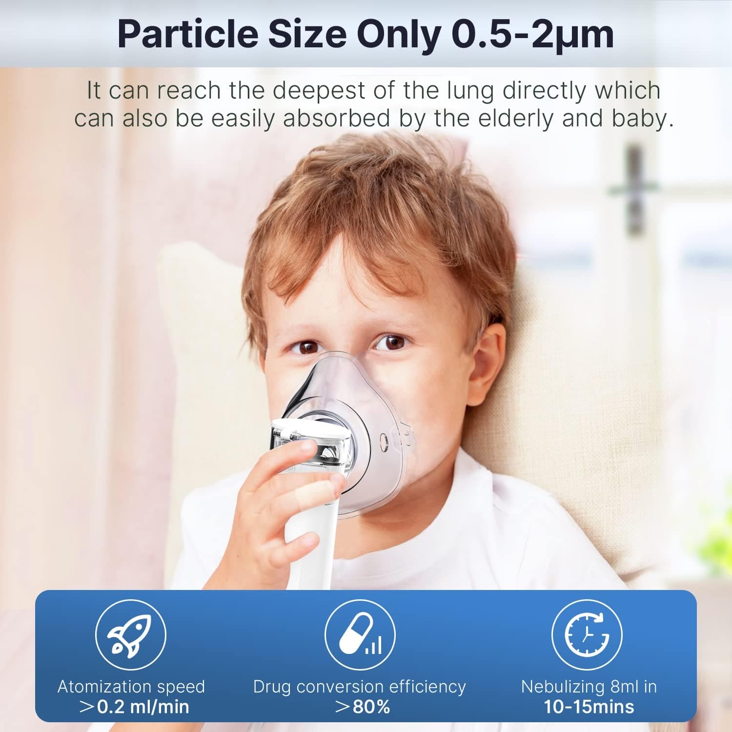 Portable Nebulizer, Handheld Travel Steam Compressor, Handheld Airway Inhale Humidifier Nebulizer, Mesh Atomizer Mini Nebulizer, Medical Asthma Inhaler Atomizer, Cool Mist Inhaler for Adults & Kids, Low Noise Inhaler Nebulizer with Mouthpiece And Mask Portable Nebulizer, Handheld Travel Steam Compressor, Handheld Airway Inhale Humidifier Nebulizer, Mesh Atomizer Mini Nebulizer, Medical Asthma Inhaler Atomizer, Cool Mist Inhaler for Adults & Kids, Low Noise Inhaler Nebulizer with Mouthpiece And Mask